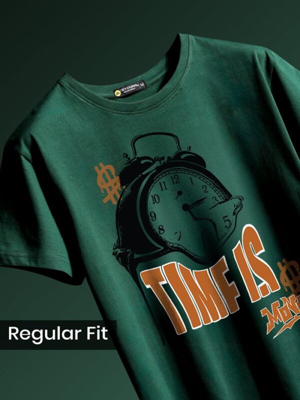 Maffiacaso Time Is Money Half Sleeve T-Shirt - Image 3