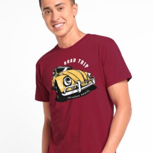 Maffiacaso Road Trip Half Sleeve T-Shirt for Men