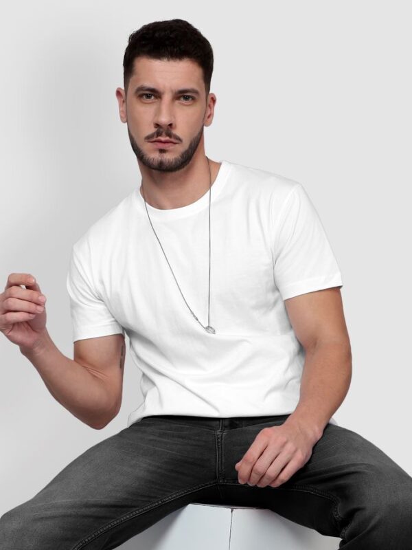 Maffiacaso White Plain T-Shirt 2.0 - Image 2
