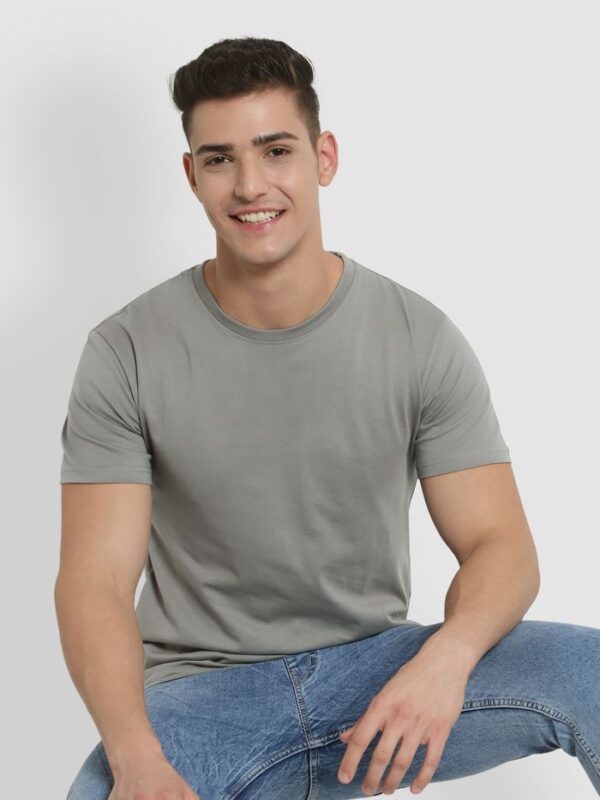 Maffiacaso Space Grey Plain T-Shirt 2.0 - Image 2